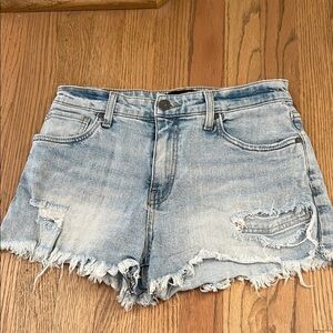 Kut from the Kloth Light Blue Distressed Jean Shorts